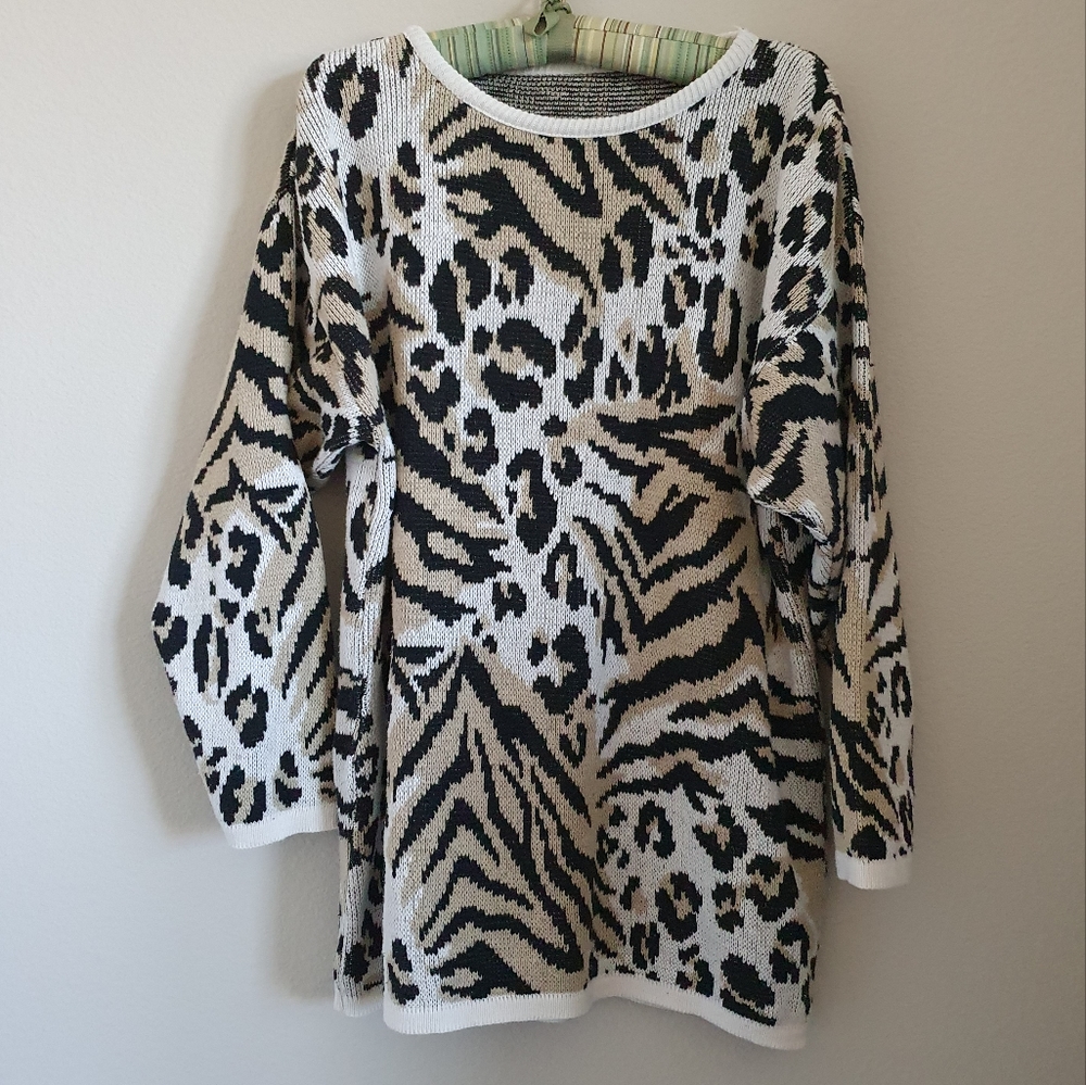 Animal Print Sweater